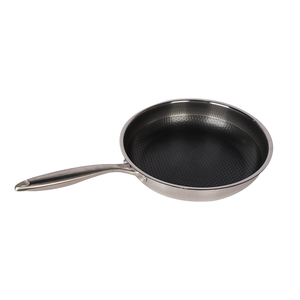 Sartén antiadherente de panal de acero inoxidable personalizada, sartén para huevos y bistec de pantalla completa con tipo <span class=keywords><strong>Wok</strong></span> de cocina de metal - Product Image 1