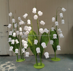 Décoration artificielle de mariage décoration de fond de scène fleur muguet en papier <span class=keywords><strong>géant</strong></span> à vendre - Product Image 4