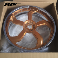 Roc Custom Rose Gold Smussato, jantes forgées en 2 parties, DUB 22 24 26 30 28 pouces, pour Cadillac Escalade, Monte Carlo SS, Benz W222