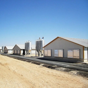 La griglia di pollo commerciale autogestita su larga scala ospita attrezzature per pollame con struttura in acciaio per uso agricolo - Product Image 1