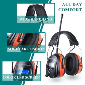 Предохранительные наушники с синим зубом FM-радио SNR 30 дБ промышленные наушники для защиты слуха - Product Image 5