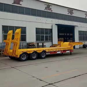 40T 3 essieux Low Bed Semi Trailer ZHONGSHENGTIANQI Shandong à vendre - Product Image 5