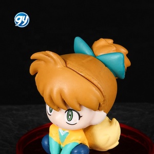 4Pcs Q Version Assis <span class=keywords><strong>Inuyasha</strong></span> Figure Anime Cartoon Sesshomaru <span class=keywords><strong>Kikyo</strong></span> Kagome Higurashi Shippo Doll Statue - Product Image 3