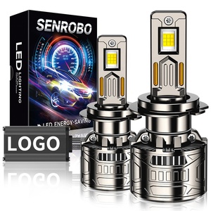 SENROBO Y16-Brown Druckguss 190W Hochleistungs-Auto-LED-Scheinwerfer H4 H11 9005 9006 Aluminium legierung 9012 H7 H1 LED-Leuchten für Auto - Product Image 1