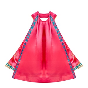 Vestido <span class=keywords><strong>de</strong></span> <span class=keywords><strong>Princesa</strong></span> Moli Color Beige para Niñas, Disfraz <span class=keywords><strong>de</strong></span> la Lámpara Mágica <span class=keywords><strong>de</strong></span> Aladino para Representaciones Escénicas y Disfraces Infantiles - Product Image 2