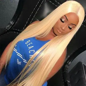Blonde Lace Frontal Wig Wholesale 613 HD Full Lace Wig Human Hair Platinum Blonde 613 Transparent Lace Frontal Wig 13x4 13x6 613 Virgin Lace Front Wig