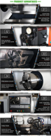 Torno CNC Horizontal de un Solo Husillo CK6140-750, Bancada Plana, Control CNC GSK de Alta Precisión, Garantía de 1 Año