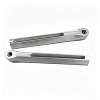 Manchon fileté / insert fileté en acier inoxydable usiné CNC de haute précision, brochage sur mesure OEM, tolérance 0,001 mm