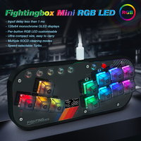 Mini Hitbox Flatbox WASD SOCD Bâton de combat SallyBox Contrôleur de lumière LED Contrôleur de jeu pour PC/PS3/PS4/Switch