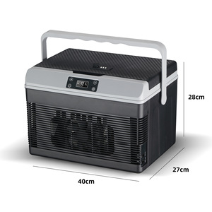 Portable Car Refrigerator 15L Direct Cooling 12V 24V Outdoor <b>Cooler</b> Warmer <b>Box</b> For Truck Use - Product Image 2
