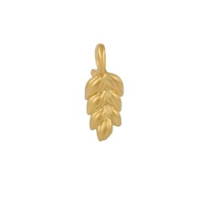 2025 Newly designed wheat ear shape 24K solid Gold micro-hard gold luxury pendant jewelry accessories - Product Image 1