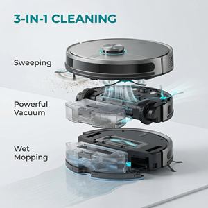 High-Efficiency vacuum cleaner For home 1200pa for Household Hotel Three-in-One Staubsauger Sweeping Roboter - Product Image 3