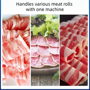 Cortadora Comercial Semiautomática de Carne Congelada para Rollos de Cordero y Res, 8 Pulgadas, Operación Semiautomática, Corta Fácilmente la Carne Congelada - Product Image 4