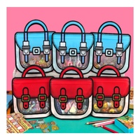 Mini sacs en mylar imprimés personnalisés 1g-28g pochette en plastique holographique à fermeture éclair douce au toucher pour enfants déodorant et stockage des aliments