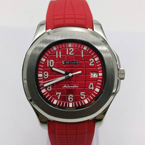 Relojes mecánicos completamente automáticos para hombre con movimiento NH35, reloj deportivo informal luminoso verde, estilo hip hop, correa de caucho - Product Image 1