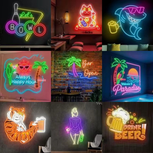 Free Design Custom LED Neon Light Sign for Business Birthday Party Home Advertising Direction Car Use-Dropshipping - Product Image 6