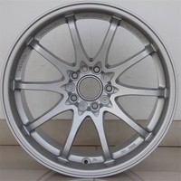 18 inç 8 konuştu tasarım alaşım jant jantlar bronz altın gümüş CE28 Honda Nissan Nismo için 5*114.3