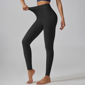 Women's High Waist Winter Warm Sexy Slim Simple <strong>Fleece</strong> <strong>Thermal</strong> 300g <strong>Leggings</strong> Elastic Full Length - Product Image 4