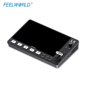 เครื่องสลับสัญญาณภาพ Feelworld L4 HD พร้อมหน้าจอสัมผัส HDMI SDI สำหรับกล้องหลายตัว รองรับการถ่ายทอดสด - Product Image 2
