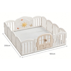 Corralito <span class=keywords><strong>de</strong></span> Seguridad para Bebés <span class=keywords><strong>de</strong></span> Plástico HDPE <span class=keywords><strong>de</strong></span> Estilo Francés Moderno con Diseño <span class=keywords><strong>de</strong></span> Dibujos Animados, Tamaño Personalizado para Área <span class=keywords><strong>de</strong></span> Juegos para Niños Pequeños - Product Image 5
