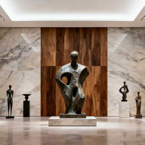 Panneau mural en PVC moderne personnalisé <span class=keywords><strong>de</strong></span> haute qualité, imperméable, ignifuge, insonorisant, motif marbre, extérieur, cuisine, salle <span class=keywords><strong>de</strong></span> bain, hôtel - Product Image 2