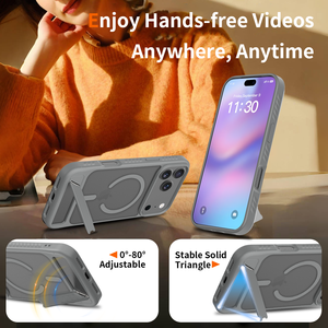 Phổ biến <span class=keywords><strong>iPhone</strong></span> 17 Pro Max trường hợp từ điện thoại di động Trường hợp với đứng mờ mờ chống sốc mềm điện thoại di động Trường hợp bìa - Product Image 4