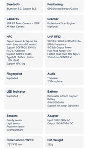 SUNMI L3 impermeabile veloce scansione del codice a barre supermercato auto calza ultimo Computer <span class=keywords><strong>Mobile</strong></span> di fabbricazione Android 14 - Product Image 6
