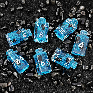 Hội Đồng Quản trị trò chơi Nhựa Màu Xanh Potion chai Xúc xắc RPG cthulhu Hội Đồng Quản trị trò chơi xúc xắc DND nhựa trong suốt mèo xúc xắc - Product Image 2