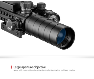 4-trong-1 phạm vi 3-9x32 Combo chức năng Rangefinder phạm vi chiến thuật Red Green Dot reticles Sight - Product Image 2