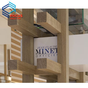 Escaparate de exhibición de gafas, diseño de escaparate óptico de madera, escaparate de sala de exposición, diseños de muebles - Product Image 3