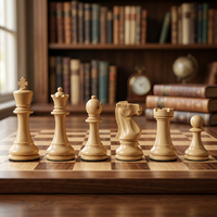 Jeu d'échecs Pionner noir et blanc