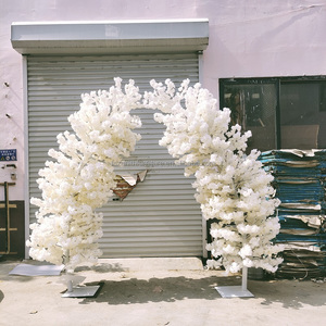 Nhân Tạo Đám Cưới Ngoài Trời Tổ Chức Sự Kiện Lễ Trang Trí Nội Thất Vườn Nhà Trắng Hoa Anh Đào Lụa Hoa Cây - Product Image 6
