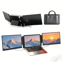 Écran d'extension d'ordinateur portable OEM ODM 14 pouces FHD, configuration productive et magnifique, moniteurs LCD conçus pour les ordinateurs portables, idéal pour le télétravail à domicile