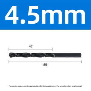Foret hélicoïdal à tige droite en acier rapide de 4,5 mm, outil professionnel pour perceuse électrique et perceuse à colonne industrielle - Product Image 3