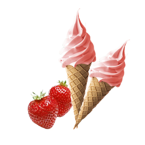 High Quality Strawberry Soft Ice Cream Mix Powder with Sugar 9 Flavors Box Bag Packaging for Commercial Use Catering Restaurants - Product Image 3
