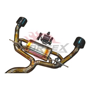Escape trasero con válvulas Vortex Burnt Gold Titanium para Audi RS3 2.5T EA855 de cinco cilindros Hot Hatch - Product Image 3