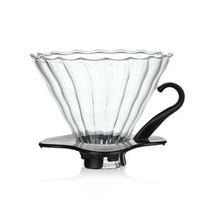 Verre Verser sur Café Entonnoir Goutteur de Cône de Café Brasseur Filtre <span class=keywords><strong>v60</strong></span> goutteur de café - Product Image 3