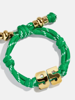 Bracelet en corde nouée colorée à numéros, style DIY, plaqué or 18 carats/argent sur laiton, accessoires pour bracelets en corde