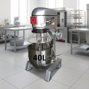 Nueva Batidora Planetaria Comercial Profesional de 40L, Mezcladora Eléctrica de Masa de 3 Velocidades para Panadería, Leche, Pan, Pasteles, Atlas Star Baking - Product Image 1