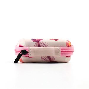 Custom Mini Pink Leather Cosmetic Bag Waterproof Hard EVA <b>Makeup</b> Organizer Mirror Zipper Closure Candy Fashionable <b>Makeup</b> <b>Case</b> - Product Image 3
