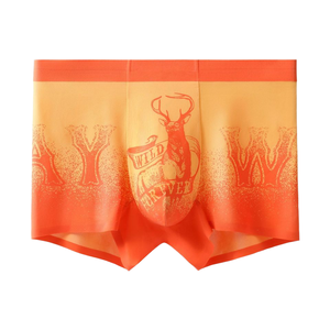 Calzoncillos bóxer de secado rápido para hombre, transpirables, antibacterianos, de cintura media, sin costuras, de punto, para verano - Product Image 1