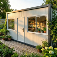 Maisons conteneurs préfabriquées en structure acier modulaire expédiées des usines, maisons conteneurs de haute qualité et faciles à installer