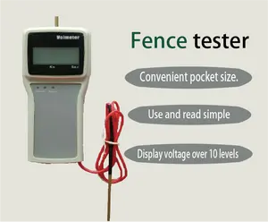Electric Fence Voltage Meter Indicator Electric Fence Voltage Tester Max 13kV Show Pulse Interval Time