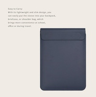 Étuis pour ordinateur portable en cuir personnalisés, 13, 14, 15 pouces, housse pour ordinateur portable avec charge sans fil pour iPad MacBook