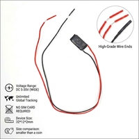 Mini traceur GPS filaire étanche IP67 pour TV, ordinateur, caisse, actifs, anti-perte, localisateur caché pour véhicule, moto