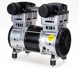 便携式交流动力无油空气压缩机单元头泵电机电动2hp 1500w泰州油漆价格