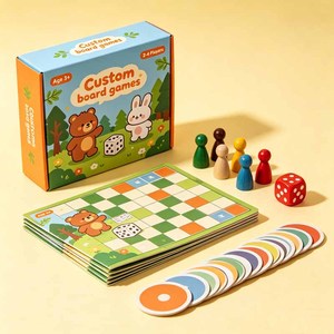 Juego de mesa de rol personalizado OEM en cartón de color con impresión CMYK para niños y adultos - caja de regalo educativa - Product Image 3