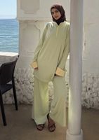 Ensemble de bain 3 pièces Turban pour femmes Hijab en jersey Maillot de bain modeste Vêtements de bain islamiques Ensemble de femmes musulmanes Burkinis