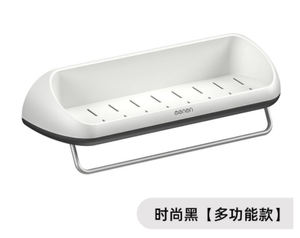 एबीएस कोई छिद्रण शौचालय बाथरूम रैक दीवार पर चढ़कर तौलिया रैक बाथरूम भंडारण शेल्फ टॉयलेट पेपर के लिए, शरीर लोशन - Product Image 4