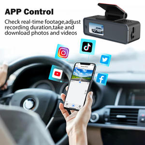 Vente chaude Caché 2 pouces Dash <span class=keywords><strong>Cam</strong></span> avec G-Sensor Double <span class=keywords><strong>Cam</strong></span>éras De Voiture avec Wifi Vision Nocturne Enregistrement En Boucle Mode De Stationnement pour Voiture - Product Image 5